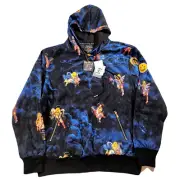 Tango Hotel Isaac Pelayo X Night Angel Hoodie Mens Medium Black Blue