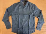 Stone Rose Men’s Button Down Dot Print Size M BNWT Navy