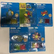 MAKIT & BAKIT Stained Glass Suncatcher Kits Lot of 5 Plane Flower Fish Dinosaur