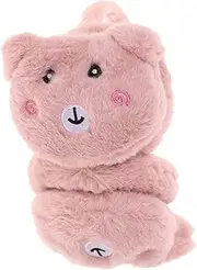 [FOMIYES] 1pc Panda Earmuffs Headphone Headband Ears Plugs Pandas Ear Cuff Ear Muffs for Panda Ear Muffs Ear Warmers Ear Protector Ear Protective Covers Pink Plush