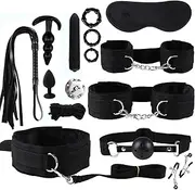 Sex Bondage Sex Toys For Couples BDSM Bondage Kit Adult Sexy Toys Erotic Handcuffs Anal Plug Sex Game for Couples on Bed Restraints Toys