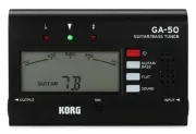 Korg GA-50 Guitar and Bass Tuner (5-pack) Bundle