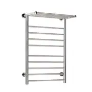 [Unbranded] Devanti Electric Heated Towel Rail Rack 14 Bars Wa