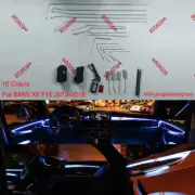 10 Colors LED Ambient Light Interior Atmosphere Lamp For BMW X5 F15 2013-2018 (for: BMW)