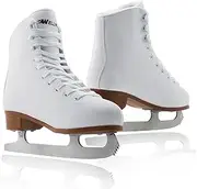 Figure Ice Skates for Women Girls and Boys, Lace-Up Adult Figure Skate Ice Hockey Skates for Outdoor and Skating Rink, Figure Ice Skate Shoes Size 5 6 7 8 9 10 11 and Youth 2Y 3Y