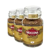 3 x Moccona Freeze Dried Instant Coffee Classic Medium Roast 200g
