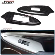Carbon Window Lift Button Decor Trim For Lexus RC 300 350 F Sport RC F 2021-2025 (for: Lexus)