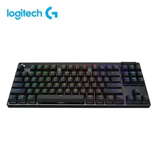 Logitech 羅技 Pro X LIGHTSPEED 無線機械式TKL遊戲鍵盤 茶軸中文-黑原價6990(現省100