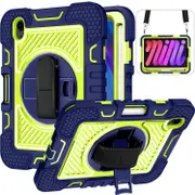 For iPad Mini 7 Shockproof Silicone Case with carry strap