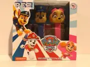 BRAND NEW Boxed Set of 2 Paw Patrol PEZ Dispensers - Chase and Skye SEALED