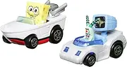 Hot Wheels 2024 Racer Verse Plankton & SpongeBob SquarePants Collectible Car Set
