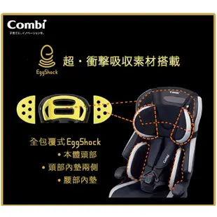 【Combi】(原廠福利品) Joytrip 18MC EG 汽車安全座椅｜2-12歲｜兒童座椅 成長型座椅 汽座｜
