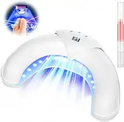 IUHFSIFS 5.0 Nail Fungus Laser Device【DualWave Tec - 99% Fungus Gone in 3Min】【Painless/Intelligent Timing 30s/60s/99s】Nail Fungus Laser Device Restore Healthy Nails & Confidence (White)