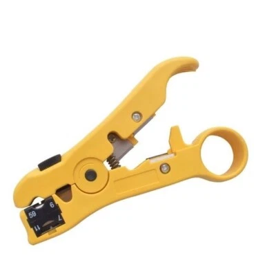 Flat or Round UTP Cat5 Cat6 Wire Coaxial Cable Stripper FOR NBN, TELSTRA&OPTUS