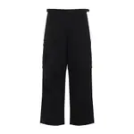 [032c] 032c-Black Intermission Cargo Cotton Pants-Uomo M STAND