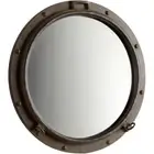 Cyan Design 05081 Porto 24 inch Rustic Bronze Wall Mirror