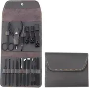 Manicure Set,Nail kit Manicure Set,Nail Care kit, 16Pcs Profession Nail Clippers Set Stainless Steel Nail Trimmer Pedicure and with Pu Bag