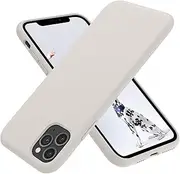 OTOFLY Soft Silicone Designed for iPhone 11 Pro Max Cases,[Military Grade Drop Protection] [Anti-Scratch Microfiber Lining] Shockproof Protective Phone Case Slim Thin Cover 6.5 inch Stone
