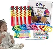 Elastic String - Colorful Braid Stretch Bands | Durable Elastic Cord | Soft Woven Elastic Rope | Flexible Yarn Thread Ribbon | Elastic Replacement for Home Tailoring School Projects