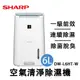 SHARP 夏普 6L 自動除菌離子除濕機 DW-L6HT-W 除濕機 節能1級 現貨 保固 全新品