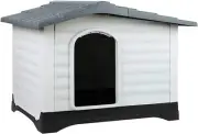 I.Pet Dog Kennel House, Extra Large Kennels Portable Plastic Pet Puppy Houses...