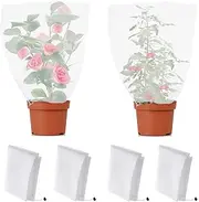 SNOKAY 4 Pack Garden Mesh Netting for Plant Protection - Blueberry, Tomato, and Vegetable Pest Barrier Covers with Drawstring, Insect and Bird Netting for Fruits and Trees