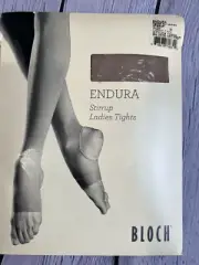 New Ladies Bloch stirrup tights Size B light tan