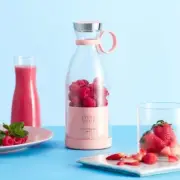 Portable Juicer Cup USB Rechargeable Blender Smoothie Fruit Mixer Multifunction