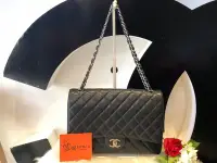 在飛比找Yahoo!奇摩拍賣優惠-※芯閣名牌精品店※CHANEL MAXI JUMBO COC