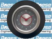 49-50 Ford Car Billet Aluminum Clock Insert w/ Classic Instruments Silver (for: Ford)
