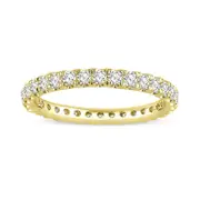 1.0 CT. T.W. Natural Diamond Eternity Band in Solid 14K Gold
