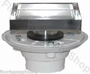 Tile Insert Point Drain Square Drain 5" 316 Stainless Steel by Serene Steam