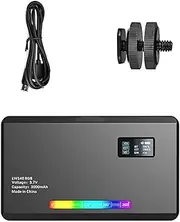 LW140-RGB Video Lights, Pocket LED On-Camera Video Lights, 60 Full Color, 2500-9000K LED Panels for Photography