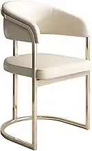 CVBFDB Leather Dinning Chair Comfortable Dining Chairs Design Chaises Interior Decoration Itchen Dinning Tables Chairs