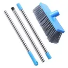 Long Rod Cleaning Brush Heavy Duty Floor Scrub Scrubbing for Grout
