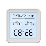 Tuya TH08 Wi-Fi Zigbe Temperature Humidity Sensor Hygrometer Wireless Alexa Google Compatible Backlight Feature Low Batt