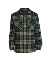 No Boundaries Men's Multicolor Plaid Shacket Jacket Size XL (46-48) NEW