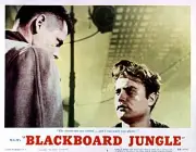Blackboard Jungle Lobby Card Glenn Ford Vic Morrow 1955 Old Movie Photo