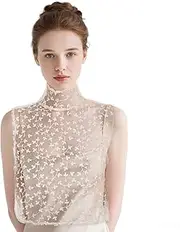 [XEPST] Lace Collar Detachable Dickey Collar for Women Half Shirt Blouse Collared Shirt Attachment Undershirts for Girls