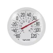 Taylor Big & Bold Indoor Outdoor Dial Thermometer, Decor for Patio, Pool, or ...