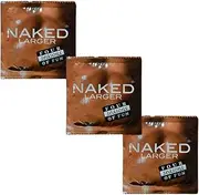 Four Seasons Naked Larger Fit Condoms (Bulk Pack of 144) – Ultra-Thin, 60mm Nominal Width, Lubricated, Larger Fit