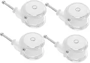 4pcs Roller Walker Wheels Lightweight Replacement Swivel Casters for Use Stable Walker Accessories for Safe Learning