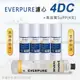 Everpure 美國原廠平行輸入 4DC 濾心+高品質前置5uPP濾心(5支組)-水蘋果專業淨水/快速到貨購物中心