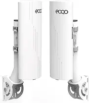 Point to Point Wireless Bridge Outdoor with Mount Bracket for Starlink Gen 3 Router Internet Extension, 5.8GHz 1000Mbps Starlink WiFi Extender, 3KM Ethernet Bridge 2 RJ45 LAN Port 2-Pack