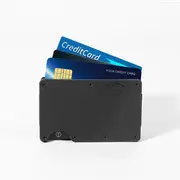 SWIG Minimalist Wallet Real Leather Black