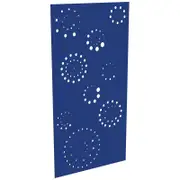 ProtectorAl 300-1200w x 1201-2400h Dark Blue/Gloss White Fireworks Unframed Composite Deco Panel