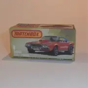 Matchbox Lesney Superfast 1 i Dodge Challenger K Style Repro Box