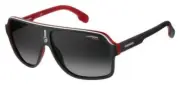 NEW Carrera CA 1001 Sunglasses 0BLX Matte Black Red 100% AUTHENTIC