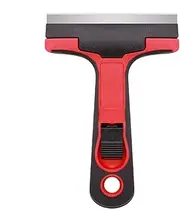Tint Squeegee, Windshield Squeegee with Handle, Decal Sticker Glue Remover, Auto Accessories, Window Film Cleaning Scraper for Windshield Mirror