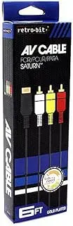 Retro-Bit KMD KMD AV Cable for Sega Saturn System